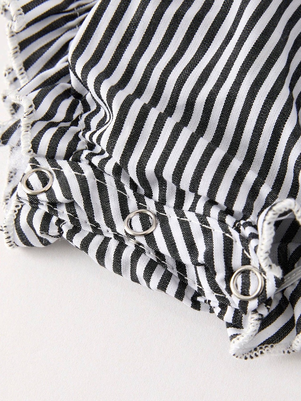 Rylee Faith Designs Smocked Halloween Striped Bubble Romper 3 12 18 months - Picture 5 of 5